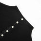 Button Hollow Short Sleeve Maxi Dress White Black Vintage Elegant Dresses for Women Clothes 2026