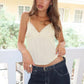Lace Camisole for Women Sleeveless Spaghetti Strap Polka Dot Cami Tops Summer Shirt Party Club Night Out Casual Wear
