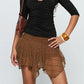 Women's Summer Lace Mini Skirt Casual Stylish Solid Color Lace Floral Low Rise Short Skirt Y2K High Street Wear