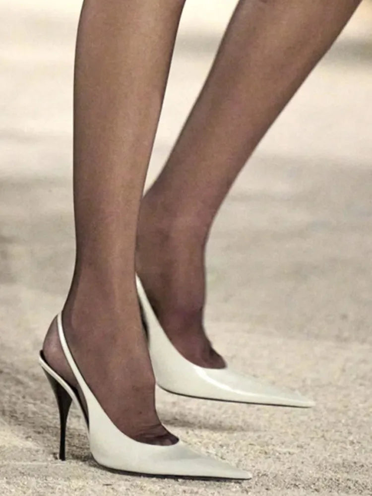 European and American Spring/Summer New Pointed Stiletto Sandals Fashionable and Sexy Party Wedding Women's High Heel Sandals