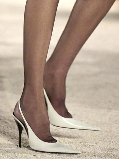 European and American Spring/Summer New Pointed Stiletto Sandals Fashionable and Sexy Party Wedding Women's High Heel Sandals