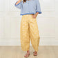 Women High Waist Polka Dot Wide Leg Cropped Pants Seam Detail Loose Straight Leg Ankle Trousers Vintage CasualStreetwear