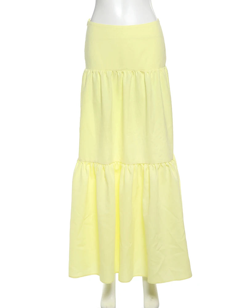 Flower 2 Piece Set Women Sexy Backless Leopard Print Slash Neck Tops+Pleated Long Skirts Matching Clubwear Outfits