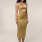 Cutout Off-shoulder Sexy Maxi Dress Women Summer Fashion Strapless Sleeveless Backless Bodycon Club Party Long Dress