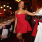 Elegant Black Tube Dress Summer 2025 Fashion Sexy Backless A-line Mini Dresses Party Outfit Women Clubwear
