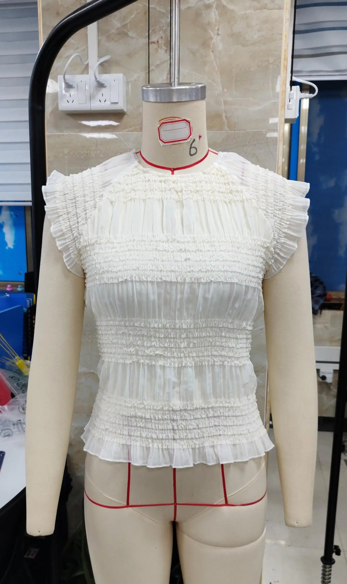 Cottage Vintage Ruffles Hem Shirt Vest Y2k Women Shirred Elastic Tank Tops Summer Sleeveless Slim Fit Crop Tops