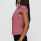 Women's Basic Button Down Shirts Cap Sleeve Lapel Collar Tight Blouse Tie Up Back Slim Fit Tops Summer Office Shir