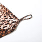 Leopard Print Maxi Dress Women High-Side Splits Backless Sleeveless Low-Neck Skinnybeach Party  Sexy Midnight Vestidos