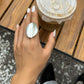 2Pcs Unique Irregular Geometric Open Rings Set for Women Punk Gold Color Adjustable Finger Ring Couple Wed Accessories