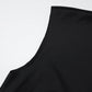 V Neck Sleeveless T Shirts Black White Crop Tops Woman Summer Clothes Fashion 2026