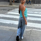 Women's Tanks Sexy Deep V-neck Sleeveless Backless Crop Tops Summer 2026 Trendy Female Clothes