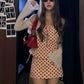 Polka Dot Print Dress Women Chest Wrap Sleeveless Sweet Prom Party Chic 2026 Summer Fashion Leisure Street Bodycon