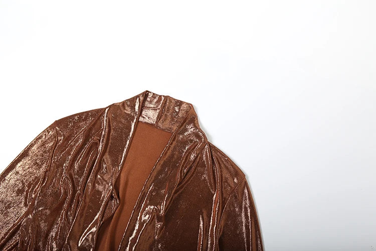 Silky Thin 2 Piece Set Women Y2K Sexy Bandage Deep v-Neck Crop Tops+Peach Hip Skirts Matching Midnight Club Outfits