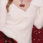 Y2K Design Cherry Pendant Little Devil Heart Necklace For Women
