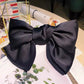 Bow Ribbon Hair Clip for Women Bowknot Barrettes Girls Solid Stain Spring Ponytail Clip Headband Hair Accessories Headwear Gift