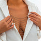 Multilayer Tassel Lingerie Back Chain for Women Summer Bikini Sexy Bra Chest Body Jewelry Nightclub Accessories Party