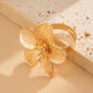 18 Styles Vintage Punk Petal Flowers Rings for Women 2025 Trend Goth Geometric Adjustable Rings New Year Party Jewelry