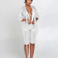 Sexy Silky 2 Piece Set Women See Through Crop Tops+Bike Shorts Matching Tight Midnight Hipster Streetwear Outfits
