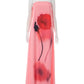 Elegant Print Sexy Maxi Dress Women Gown Fashion Scarf Collar Off-shoulder Sleeveless Backless Club Party Long Dress
