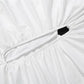 Cut Out Backless Ruched Mini Dress Sexy White Bodycon Dresses Woman 2026 Summer Clothes