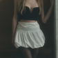 Y2k Ruffle Hem Bubble Skirt High Waisted A-Line Puffy Mini Short Skirt Women Summer Pleated Balloon Skirts Streetwear