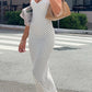 Polka Dot Spaghetti Strap Sexy Maxi Dress Women Gown Elegant White V Neck Sleeveless Backless Bodycon Club Long Dress