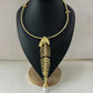 Novelty Design Alloy Big Fish Bone Pendant Choker Necklace For Women Fashion Jewelry Exaggerated Brand Show Statement Necklace