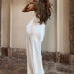 Elegant Off-shoulder Sexy Maxi Dress Women Fashion Strapless Sleeveless Backless Ruched Bodycon Club Long Dress New