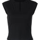 V Neck Sleeveless T Shirts Black White Crop Tops Woman Summer Clothes Fashion 2026