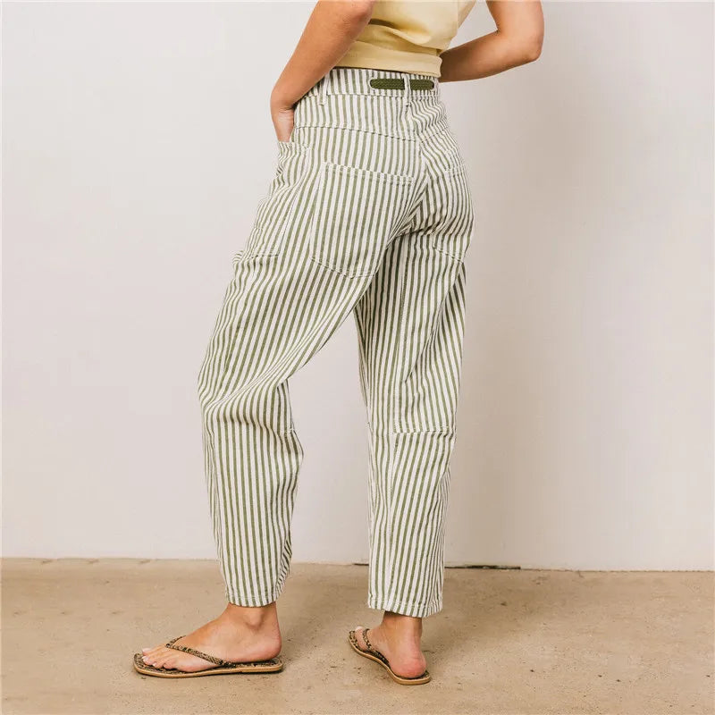 Vintage Cargo Jeans Women Drawstring Waist Loose Barrel Leg Denim Pants Casual Streetwear Y2K Grunge Summer Trousers