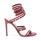 Women's New Water Diamond Sandals Fashion Tassel Crystal Shoes Sexy Banquet Party Twin Stiletto Women's Large Sandals