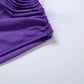 Draped Halterneck High Slit Long Party Dresses Sexy Purple Evening Gown 2026 Summer Maxi Dresses Woman
