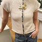 Women Turtleneck Knit Vest Colorful Button Sleeveless Sweater Top Y2K Cropped Knitwear Short Sleeve Cardigan Casual