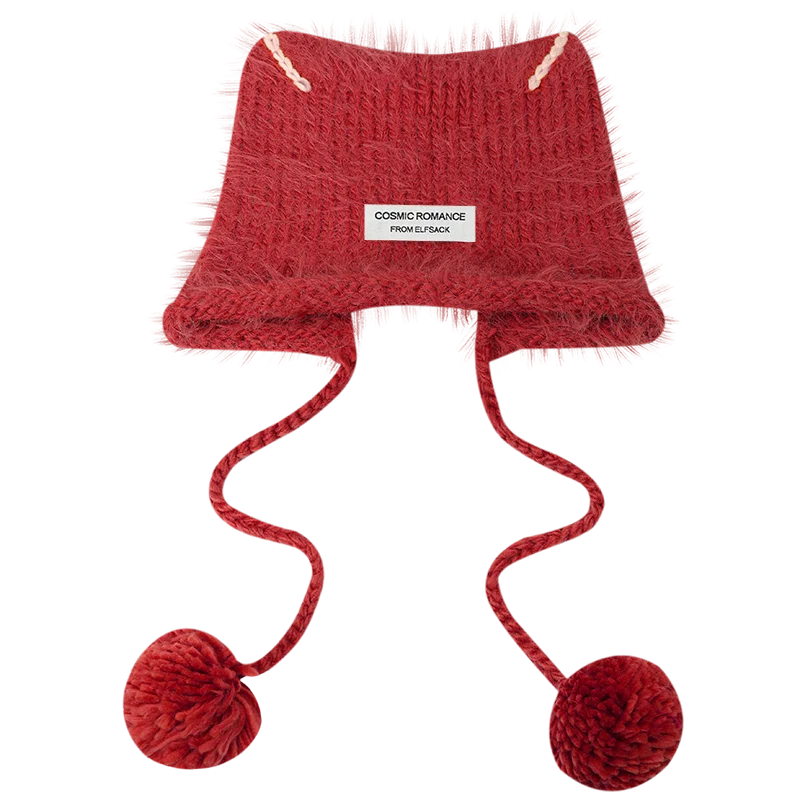 2025 New Arrivals Elf Ears Knitted Woolen Hat For Women
