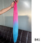 Synthetic Long Straight Ponytail Extensions With Rubber Band DIY Braided Ponytail Purple Hair Accessories for Halloween