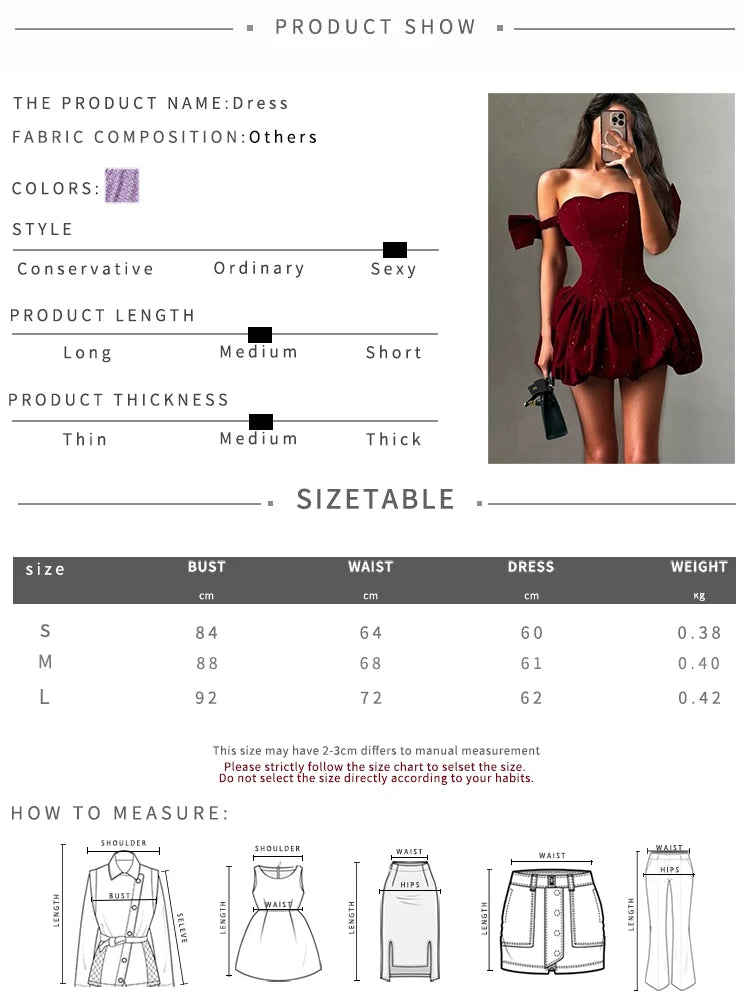 Fine Glitter Christmas Dress Women Slash Neck Sleeveless Fluffy Hem Folds Slim Fashion Sweet Elegant Party Mini Bodycon