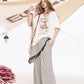 Playful Cartoon Print V-Neck Oversized T-Shirt, Drop Shoulder Casual Graphic Tee, Streetwear Loose Top for Women