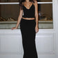 Print Sexy 2 Piece Sets Women Summer New V Neck Crop Tops And Maxi Skirt Female Elegant Club Party Slim Skirt Set
