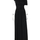 Incline Shoulder Backless Sexy Maxi Dress Women Summer New Fashion Sleeveless Pleated Ruched Club Party Long Dress