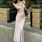Silky Stain Elegant Dress Woman Lace Patchwork V-Neck Cross Bnadage Backless High Waist Robe Birth Party Vestidos