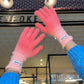 2025 Winter New Arrivals Gradient-colored Rubber-coated Casual Gloves For Woman