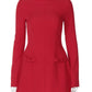 Double Bow Long Sleeve Sexy Mini Dress For Women Autumn Winter New Solid High Waist Bodycon Club Party Dress Elegant