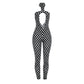 Backless Hollow jumpsuit Women Trend Polka Dot Print Halter Sleeveless Fashion Sexy Midnight Street Party Clubwear