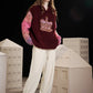 2025 Winter New Arrivals Casual Solid Color Drawstring Ankle Cuff Loose Fit Sweatpants For Woman