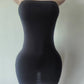 Sexy Hottie Dress Women Fashion Classic Chic Sleeveless Stretch Skinny Wild Party Club Street Peach Hip Mini Bodycon
