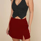 Women Y2k Gingham Plaid Mini Skirt Casual High Waist Split Hem Bodycon Business Pencil Skirt Work Office Outfits