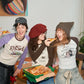 Women's Vintage Contrast Raglan T-Shirt with Cute Graphic Print, Retro Long Sleeve Casual Top for Daily Wear