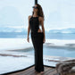 Two Piece Set Sleeveless Bodysuit and Mesh Split Long Skirt Sexy Vacation Beach Outfits Women Summer 2026