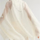 Women Sheer Chiffon Poncho Blouse Rhinestone Beaded Wide Flare Sleeve Loose Oversized Mesh Tunic Beach Cover Up Tops