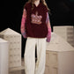 2025 Winter New Arrivals Casual Solid Color Drawstring Ankle Cuff Loose Fit Sweatpants For Woman